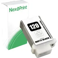 NexoPrint Druckerpatrone kompatibel zu Canon PFI-120MBK 2884C001 schwarz imagePROGRAF TM-255 TM-205 TM-200 MFP T 24 TM-200 MFP L 24 ei TM-200