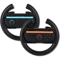 Konix 61889000118, Nintendo Switch 2, Rennrad, Schwarz, 2 Stück(e), Karton mit Aufhänger, 3 Jahr(e)