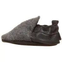 Gottstein Krabbelschuhe Plain in grau | Gr.: 18/19