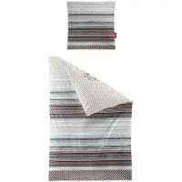 Irisette Flausch-Baumwolle Bettwäsche-Garnitur Monte 8583 Farbe multi 155x200+80x80cm