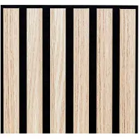 Atmosphera Créateur d'intérieur® Wanddekorationspaneel colva beige schwarzer hintergrund 60x60cm - Atmosphera créateur d'intérieur