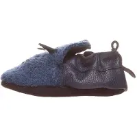 Gottstein Krabbelschuhe Dog Face in blau | Gr.: 16/17