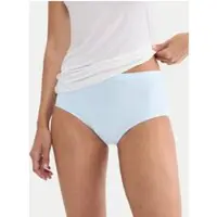 Triumph Klassischer Damenslip mit hoher Taille Smart Natural 10211539 Blau