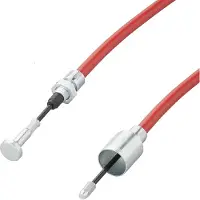 Pricenet Bremsseil Anhänger 520/730mm Universal Bremsseilzug Glocke Ø26mm M8