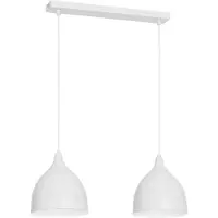 Licht-Erlebnisse Pendelleuchte Modern "Noak Young" Grau Metall 2-flammig Hängelampe Wohnzimmer Esszimmer Esstisch