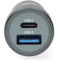 Nedis Auto-Ladegerät - 38 W - 1.5 / 1.67 / 2.0 / 2.22 / 3.0 A - Anzahl der Ausgänge: 2 - Port Type: USB-A / USB-C - Automatische Spannungswahl