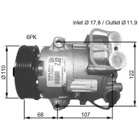 NRF Klimakompressor 32781G
