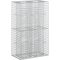 vidaXL Gabionen Hochbeet Silber