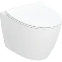 Ifö Electric Spira Art saet vaeghaengt toilet TurboFlush m/toiletsaede hvid
