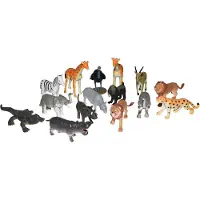 Wild republic Afrikanisches Bastelzubehör, 10-18 Stück, für Schuldioramen & Hobbyprojekte, Mehrwegverpackung