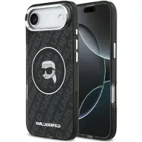 Karl Lagerfeld - IML MagSafe (KLHMP17MHMKBKHOK) - iPhone 17 Air - Black Karl's Head