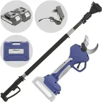 BullMach DIVIANE 40 - Akku-Baumschere + Teleskopschaft 130-200 cm - 2x21V 2Ah