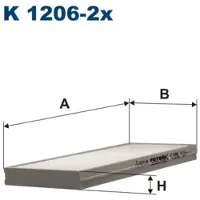 FILTRON Innenraumfilter K 1206-2x