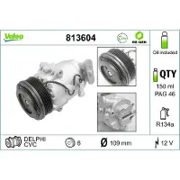 Valeo Klimakompressor 813604