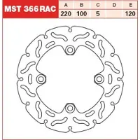TRW Bremsscheibe MOTO MST366RAC