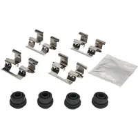 Delphi LX0666 Zubehörsatz Scheibenbremsbelag Hinten für OPEL Mokka / Mokka X (J13) Astra K Sports Tourer (B16) Astra K Schrägheck (B16) INSIGNIA CC