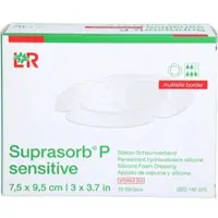 ACA Müller/ADAG Pharma Suprasorb P sen.PU-Schaumv.multis.bor.7,5x9,5cm 10 St
