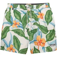 Superdry Badeshorts "HAWAIIAN PRINT 16 SWIM SHORT" Kunstfaser, relaxed fit
