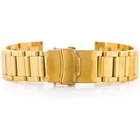 Pacific Armband "", Modell 10, massiv, 20 mm breit, aus Gold