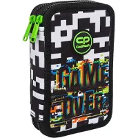 CoolPack , Piórnik dwukomorowy z wyposaeniem Jumper 2 Game Over, 1 sztuka