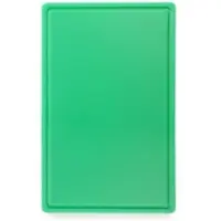 Hendi 2x Schneidbretter HACCP Gastronorm 1/1 - für Obst, Gemüse - Farbe: grün 530x325x(H)15 mm