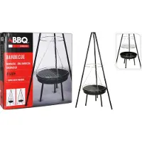 Marka Niezdefiniowana Dreibein-Gartengrill IGNIS mit Feuerschale und Grillrost, 151 cm