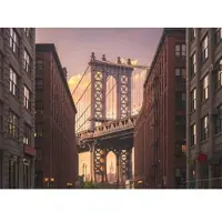 Living Walls Fototapete "Designwalls Brooklyn Bridge" glatt Vlies, Wand, Schräge, Decke
