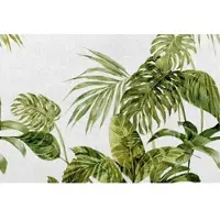 Architects Paper Fototapete "Atelier 47 Tropical Leaves Artwork 1" botanisch glatt Vlies, Wand, Schräge, Decke