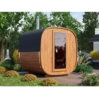 Fjordholz Fass-Sauna Modell Quadro 200 cm
