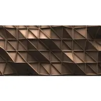 Architects Paper Fototapete "3D Look Brown" Vlies, Wand, Schräge