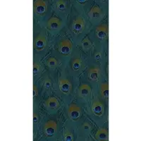 Origin Wallcoverings Fototapete Pfauenfedern Meeresgrün 150 x 279 cm 357245