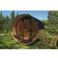 Fjordholz Fass-Sauna Modell DeLux 280 Thermo