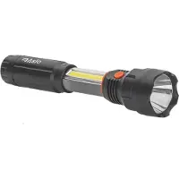 Aslo LED-Taschenlampe magnetisch erweiterbar 3W - 100 bis 180 Lumen - Super LED und COB-LED (inkl. Batterien)