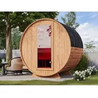 Fjordholz Fass-Sauna Modell Mini Luxe