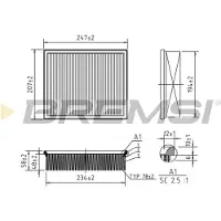 Bremsi Luftfilter FA1360