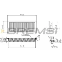 Bremsi Luftfilter FA1346