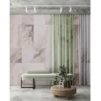 Living Walls Vliestapete "Fototapete Marmoroptik Vorhang Elegant modern" matt glatt