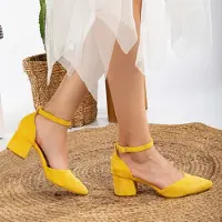 Forever & Always Marcelle Pumps mit niedrigem Blockabsatz