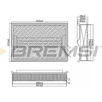 Bremsi Luftfilter FA1358