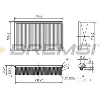 Bremsi Luftfilter FA1365