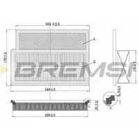 Bremsi Luftfilter FA1350