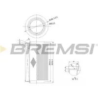 Bremsi Luftfilter FA0115