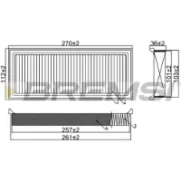 Bremsi Luftfilter FA0560