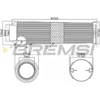 Bremsi Luftfilter FA1055