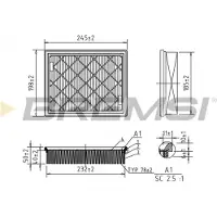 Bremsi Luftfilter FA0603
