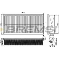 Bremsi Luftfilter FA1354