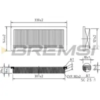 Bremsi Luftfilter FA1037