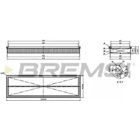 Bremsi Luftfilter FA2886