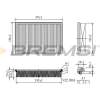 Bremsi Luftfilter FA1598