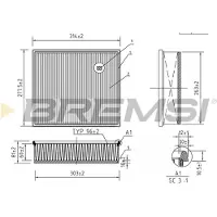 Bremsi Luftfilter FA1253